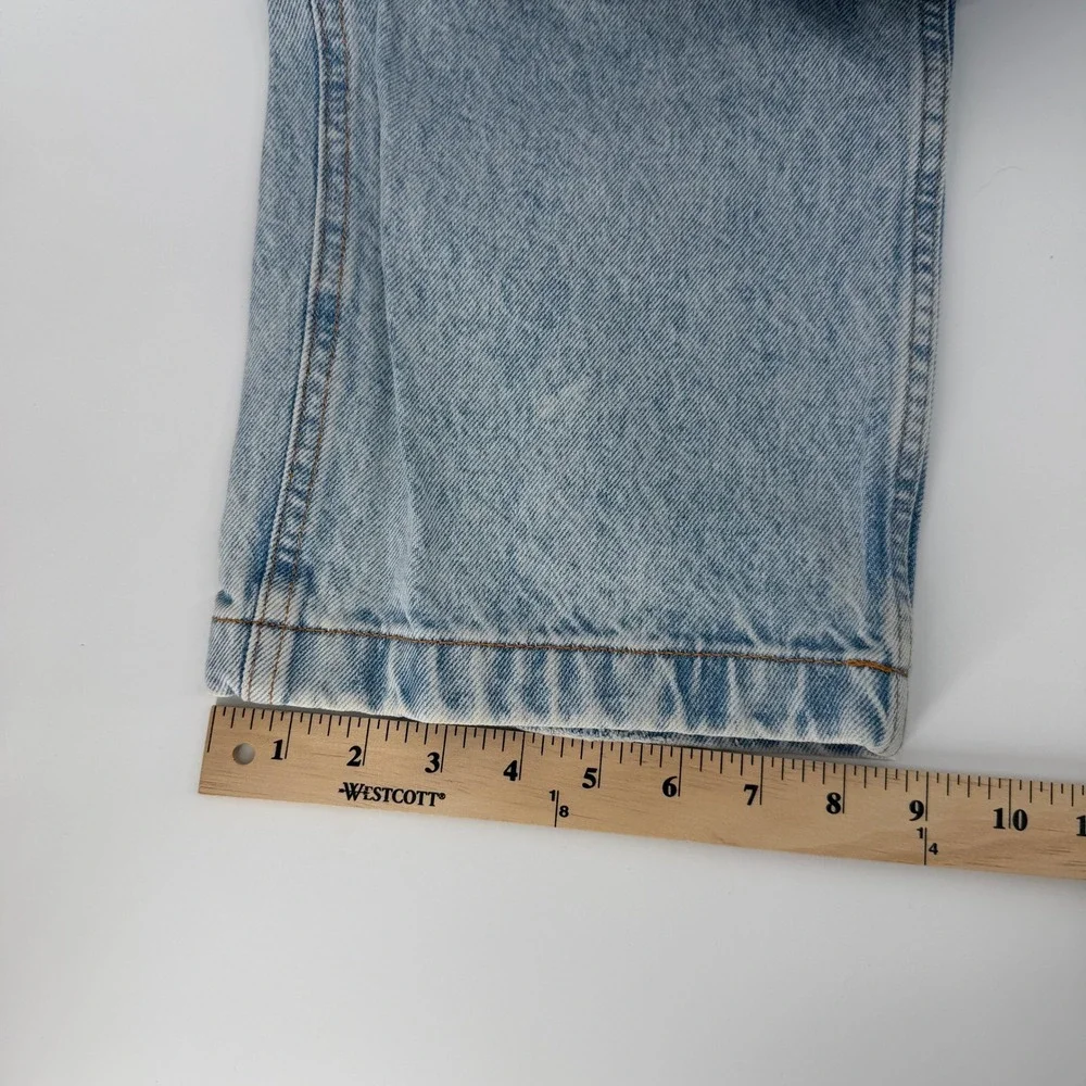 Abercrombie & Fitch Carpenter Jeans Mens 28x34 Light Wash Baggy Rigid Denim Y2K